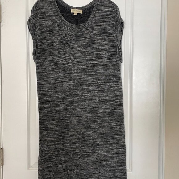 Anthropologie Cloth & Stone Melange T-Shirt Dress - M - Picture 5 of 9